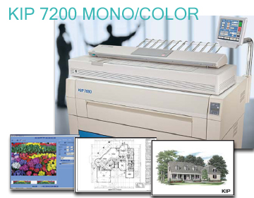 The KIP 7200 system expertly performs all monochrome and color imaging applications. Thanks to a robust document imaging system.